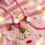 Gulbahar Silver Bhaiya Bhabhi Rakhi Lumba Shriramsilverworks