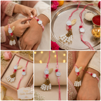 Gulbahar Silver Bhaiya Bhabhi Rakhi Lumba Shriramsilverworks