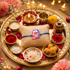 Doraemon Kids Handcrafted Silver Coin Rakhi Shriramsilverworks