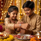 925 Silver Krishna Flute Rakhi For Brother Shriramsilverworks