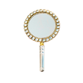 Handcrafted Pure Silver Mirror for Laddu Gopal Shriramsilverworks