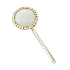 Handcrafted Pure Silver Mirror for Laddu Gopal Shriramsilverworks