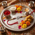 Classic 925 Silver Om Rakhi For Brother Shriramsilverworks